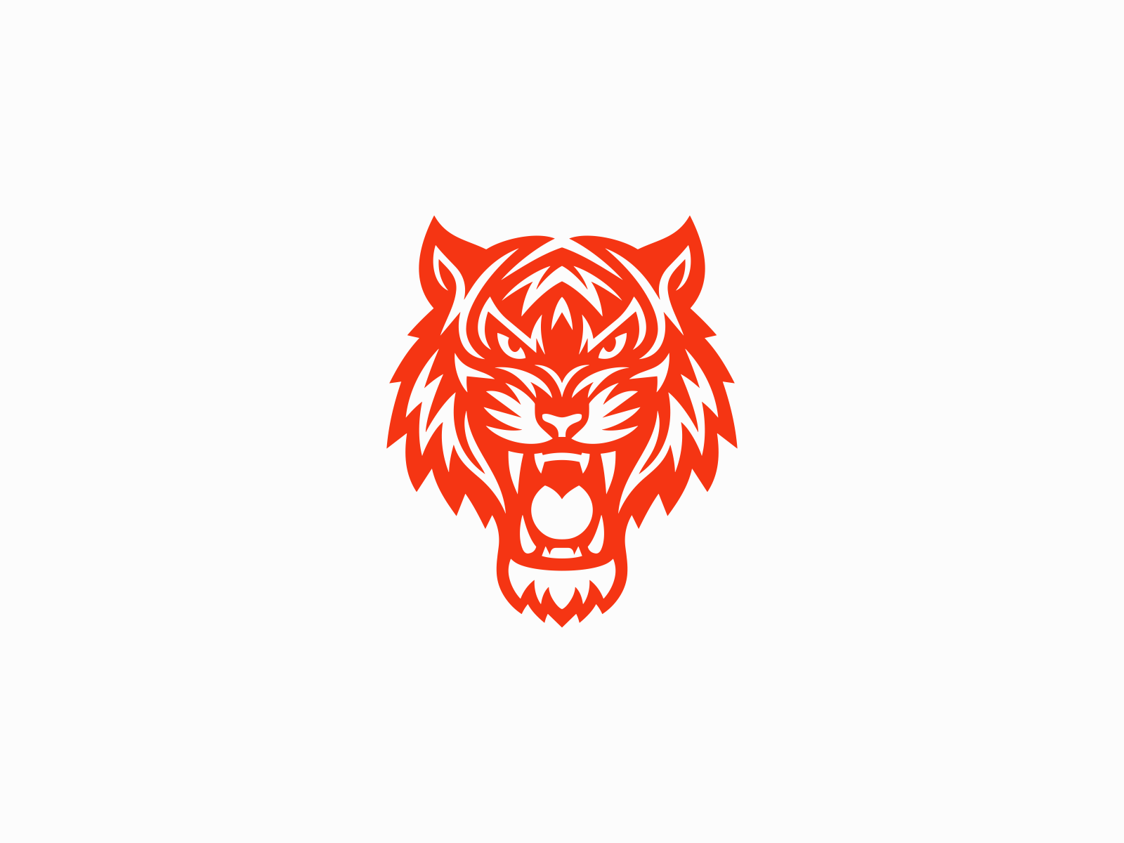Example of Bold Tiger Head Logo