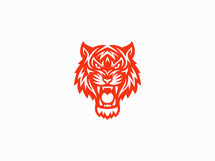 Bold Tiger Head Logo