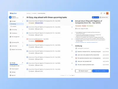 BizAdvisor - Business Management SaaS Design dashboard figma saas ui uidesign uiux ux uxdesign