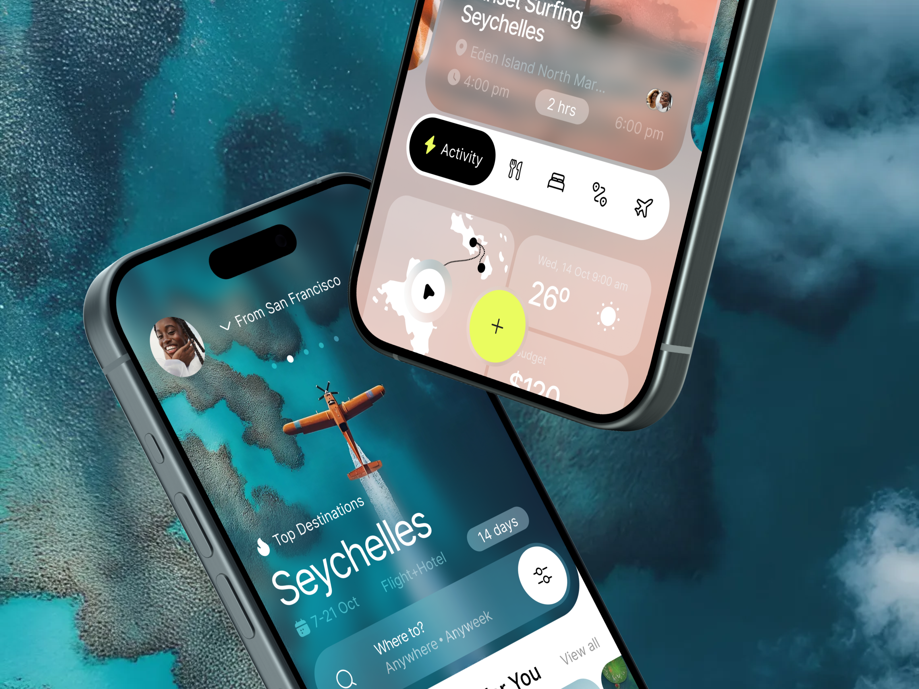 🌎 Mobile app design for the travel manager app | Hyperactive app design booking budget clean ui concept design hyperactive mobile mobile app mobile design planning product design statistic travel trip ui ux vacation