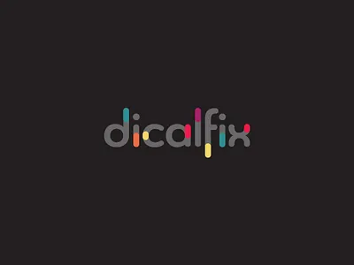 dicalfix brand branding color design dicalfix fix health logo proposal vector