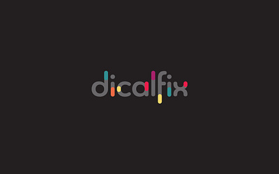 dicalfix brand branding color design dicalfix fix health logo proposal vector