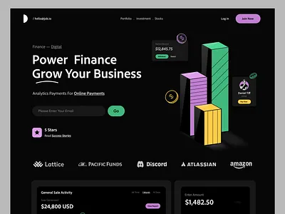Web UI analytics branding dark theme dashboard dashboard ui dstudio ecommerce website finance website graph landing page product design sales typography ui ui ux user experience ux web app web ui website