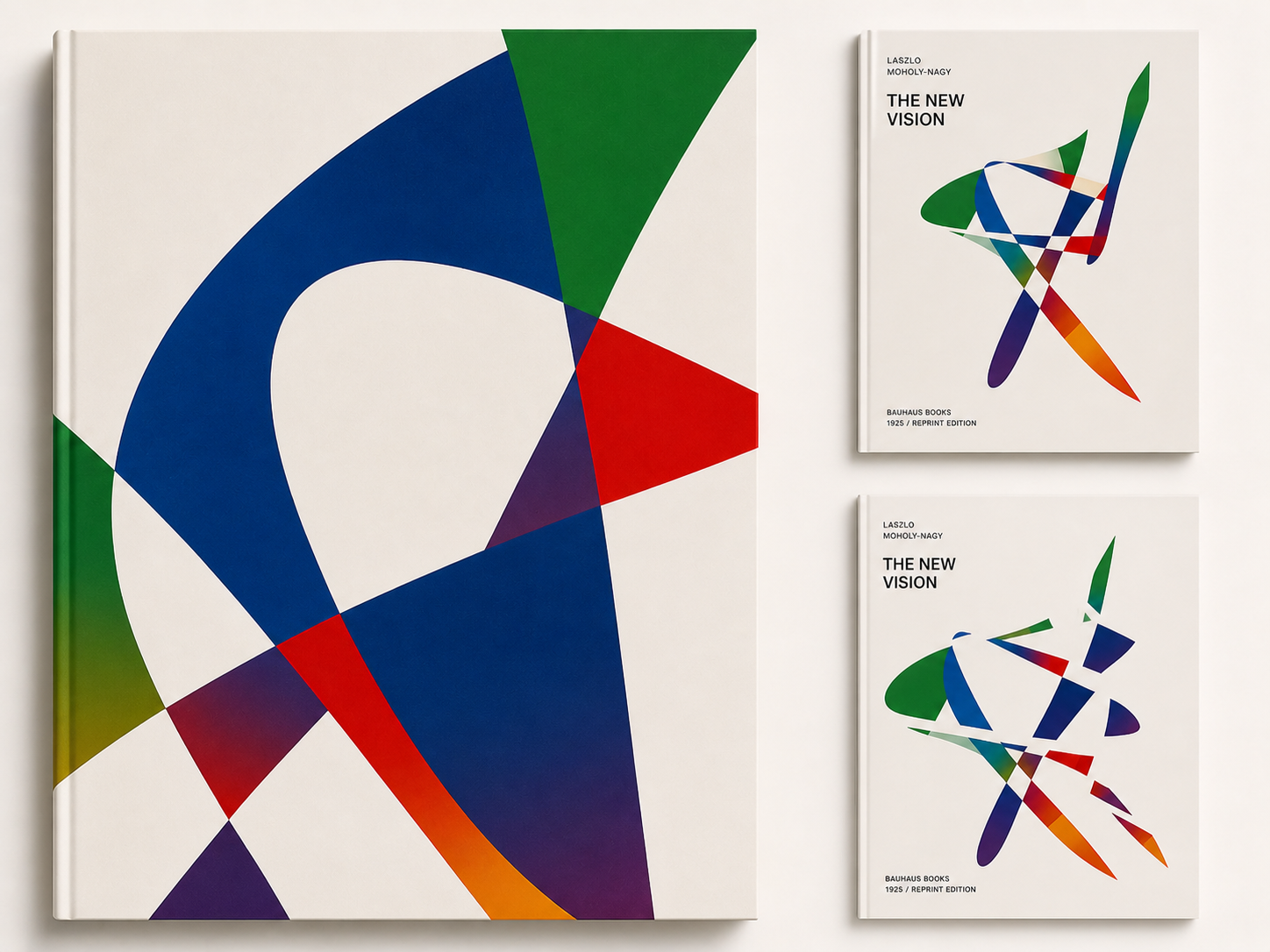 THE NEW VISION — Series abstract bauhaus composition cover design editorial design graphic design minimal poster design typography visual identity