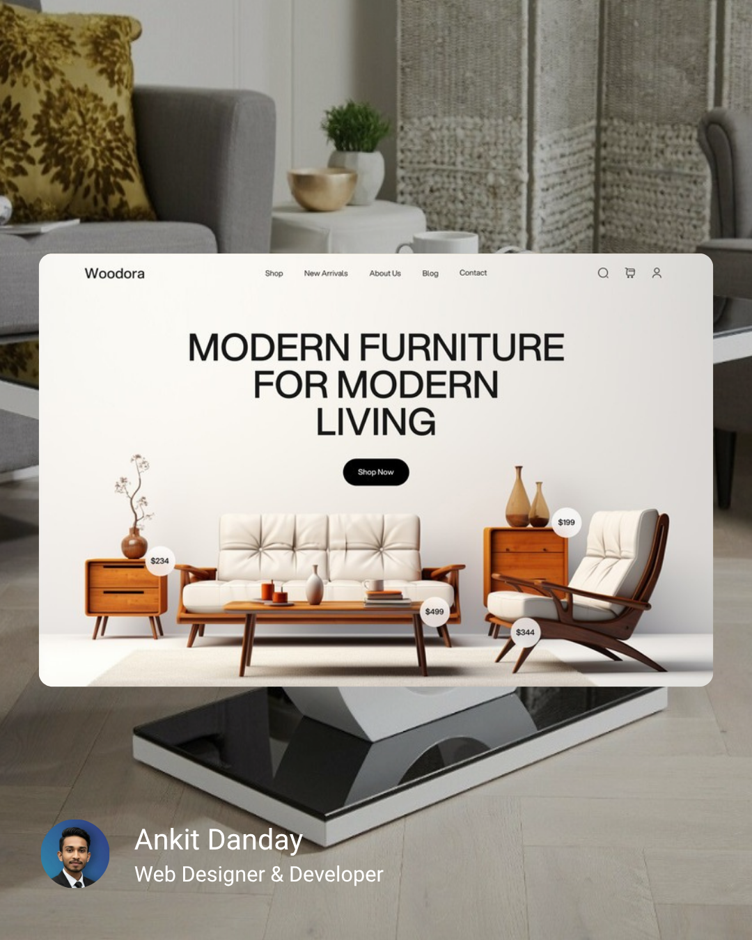 Example of Website Design & Development