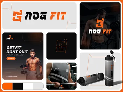 NOG FIT — Brand Identity Design brandidentity branding creativelogo designinspiration dribbble fitlogo fitness fitnessbranding graphic design gymbranding gymlogo logo logodesign minimaldesign modernlogo sportsbranding visualidentity