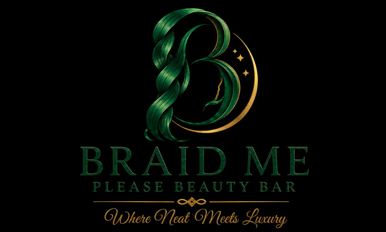 Example of Braid Me Please Beauty Bar Logo Design