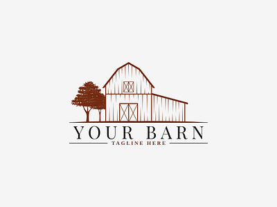 Barn Logo brand branding design farm graphic design identity illustration logo vector