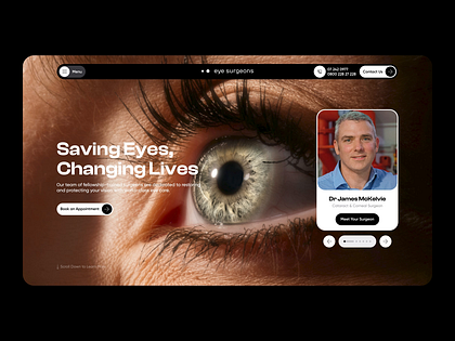 Clinic Home Page Design