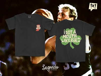 I Got A Mouth Like Bird 90s basketball bird boston celtics tee tshirt