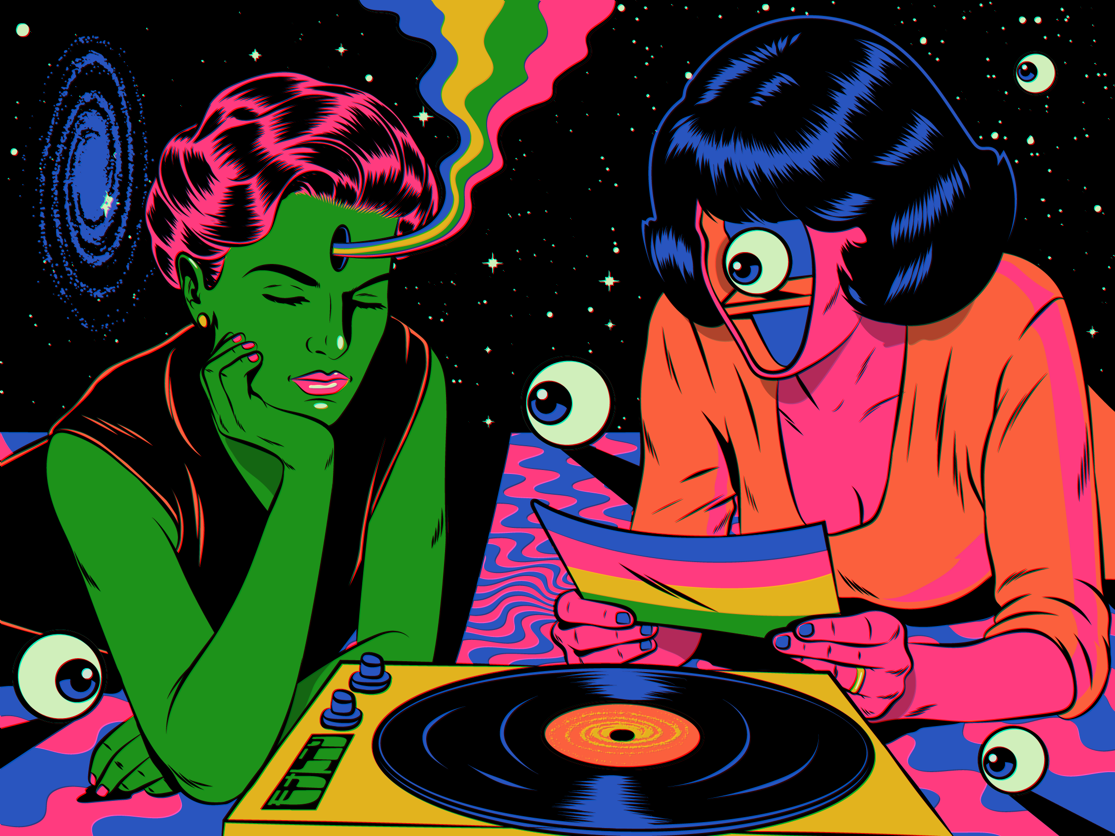 Surreal Colorful Music