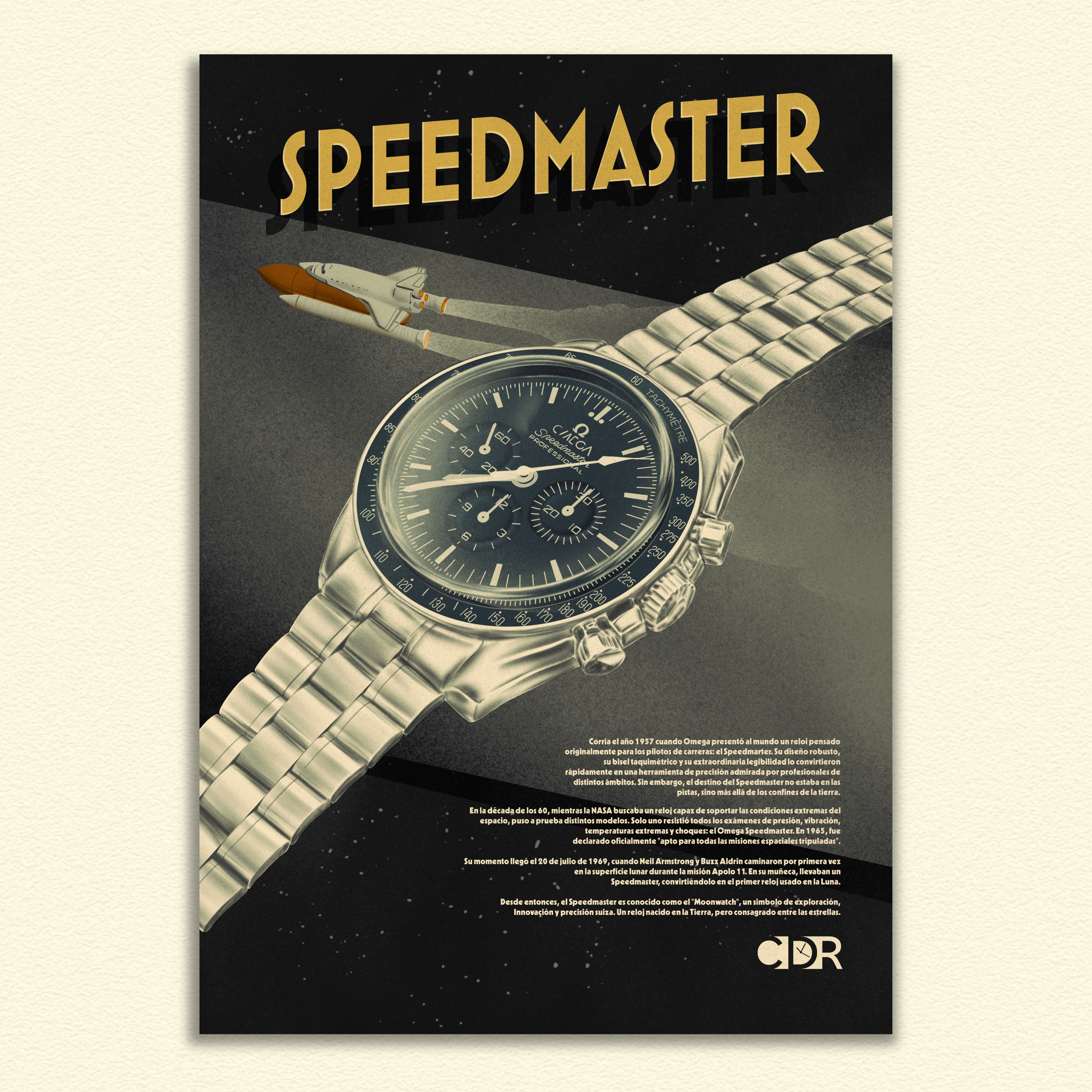 Example of Retro Vintage Illustration Poster