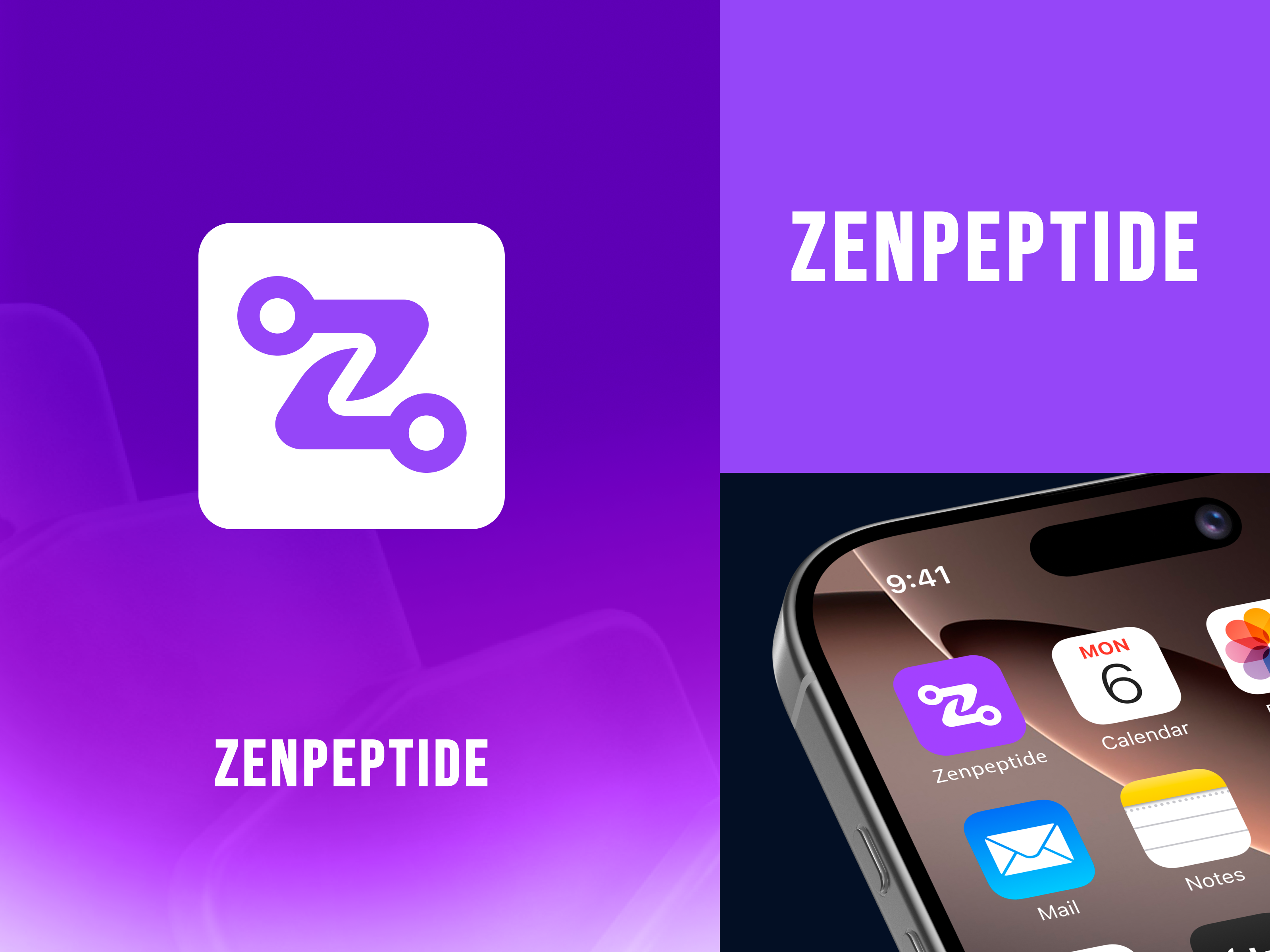 Example of Peptide Logo & Branding  Design