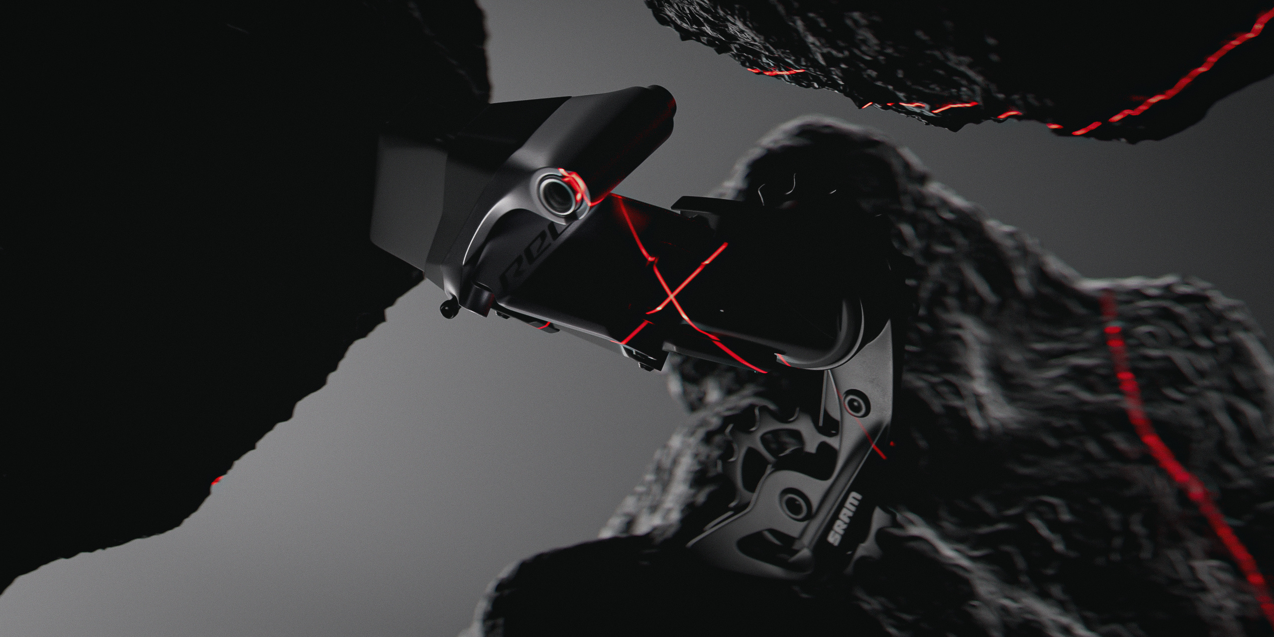 Sram Red Derailleur 3d 3dart 3drender 3dvisualization advertising animation branding cinema4d design graphic design industrial desing lookdev motion design motion graphics visual design