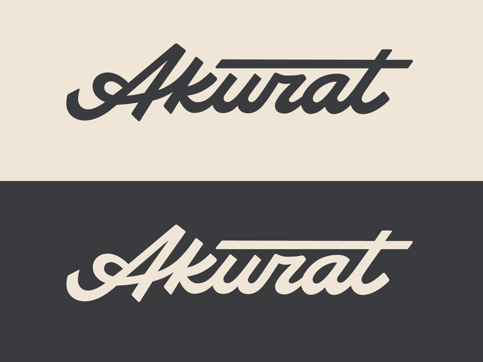 Example of Akurat: logotype