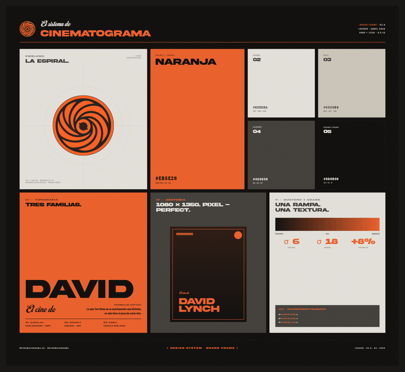 CINEMATOGRAMA - RRSS Branding