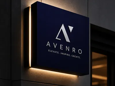 Logo design Avenro 3d a alogo animation branding custom logo design graphic design illustration logo logo design logos motion graphics ui