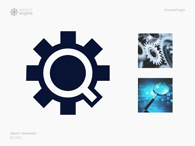 Search Engine logo abstract logo ai logo app icon branding browser logo creative cocnept gear icon gear search logo innovation logo saas logo search engine logo search logo search machine logo search tech logo web3 web3 logo
