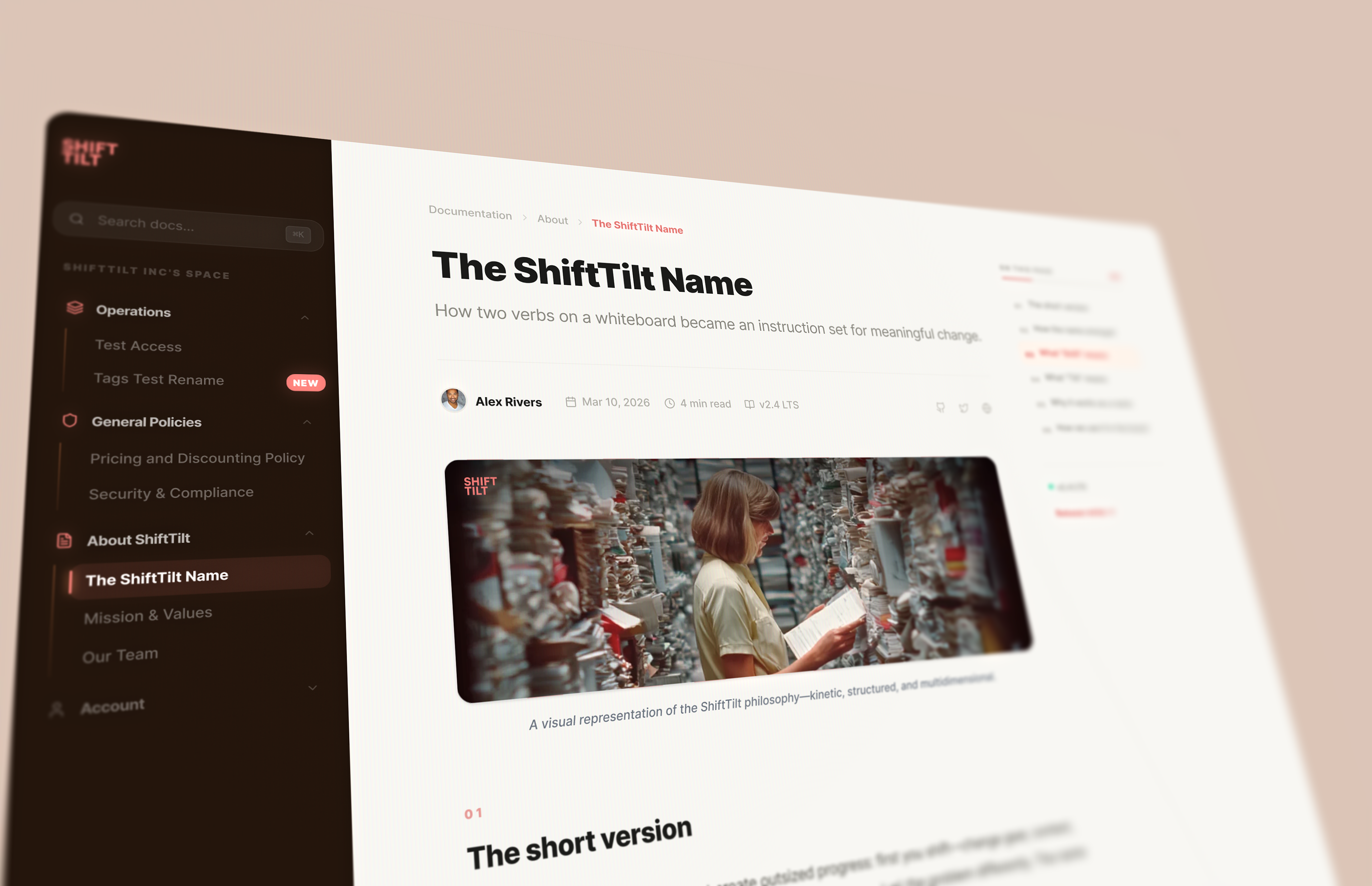 Documentation UI Design – GitBook Style SaaS Docs dashboard design design inspiration developer tools documentation design product design saas design ui design user interface ux design web design