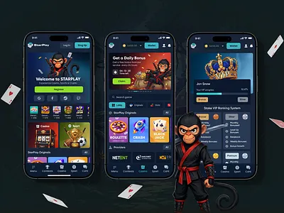 StarPlay - Online Casino - Mobile Version branding casino igaming mobilecasino onlinecasivo ui