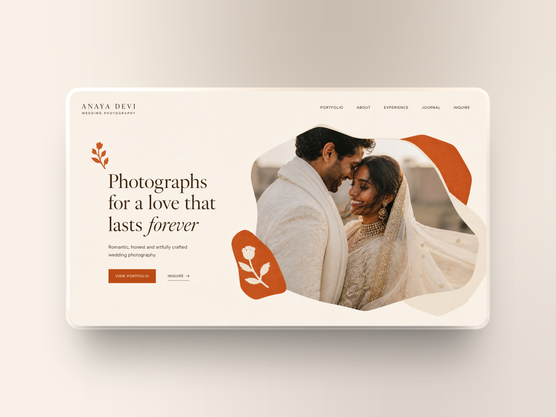 Photographer Website branding graphic design photographer ui