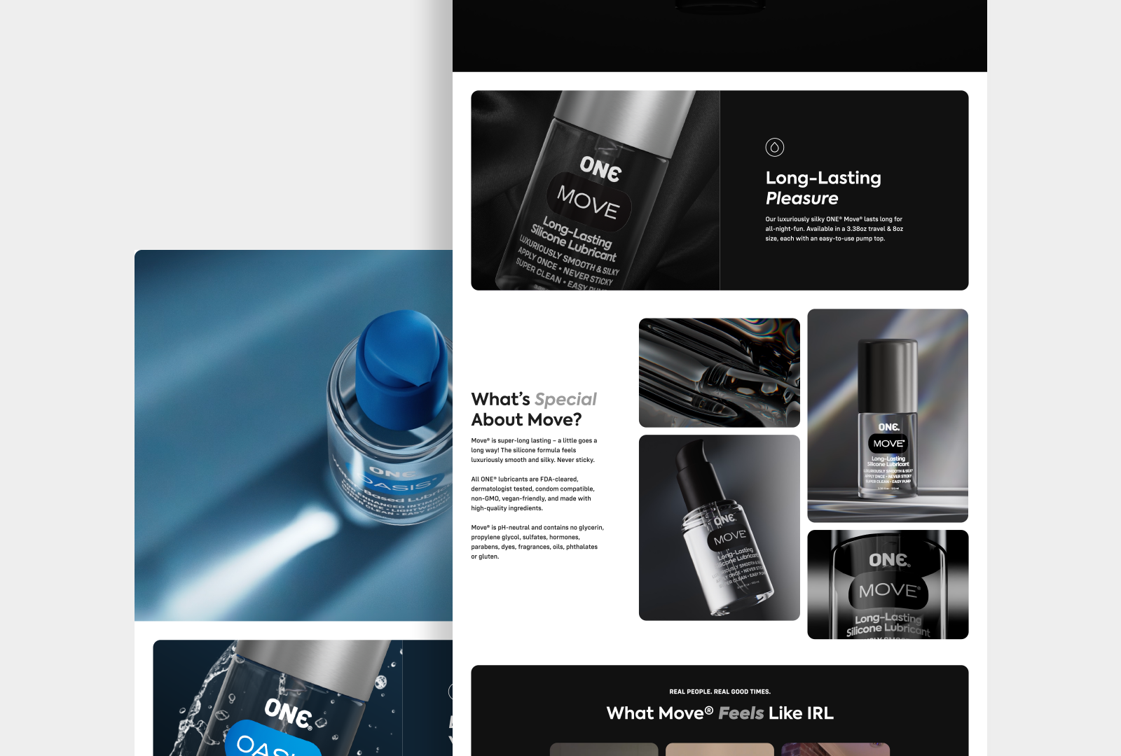 Lubricant Web + Retail 3d brand design cross platform design figma graphic design graphics lubricant marketing design motion graphics photoshop premiere retail ui video web web design