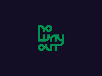 no way out letters minimal minimalism minimalistic no way out simlicity simple text