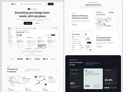 Rekan — Collaborative Product Management Landing Page bento grid clean dashboard design system figma to code framer kanban landingpage no code product management productivity responsive responsive web design saas saas dashboard ui ux web development webdesign webflow