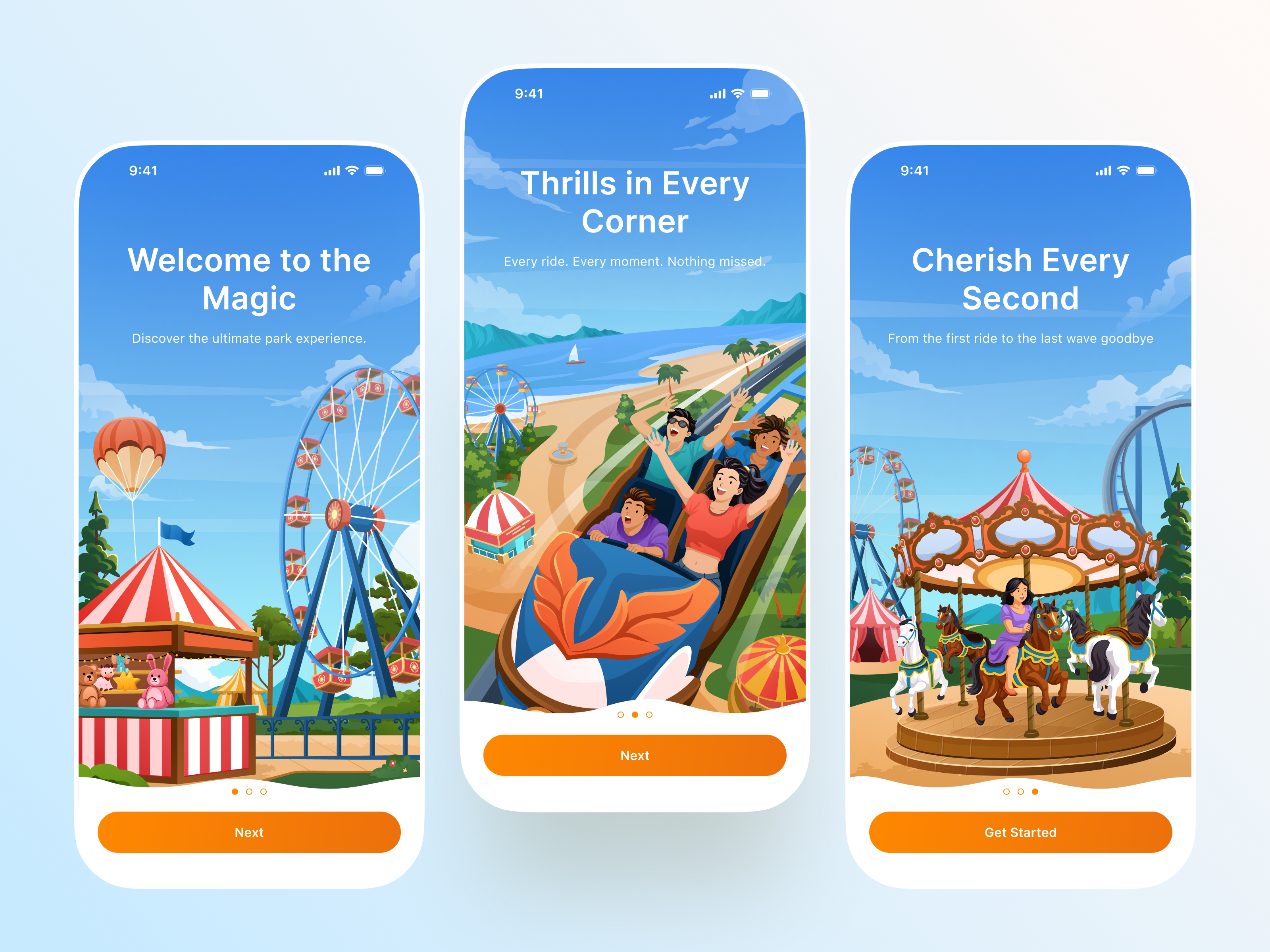 Example of Wandr — Onboarding That Feels Like the Park Already Started 🎢