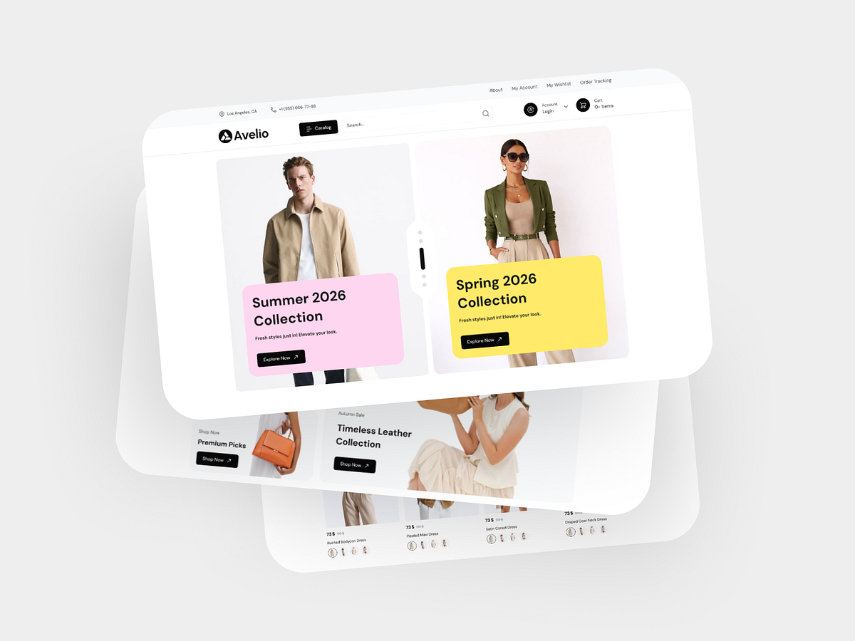 Avelio - Multipurpose eCommerce Figma UI Template