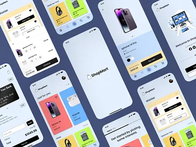 Marketplace Mobile App Design animation figma graphic design marketplace prototyping ui ux ui