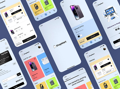 Marketplace Mobile App Design animation figma graphic design marketplace prototyping ui ux ui