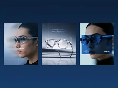 Yukiyo— Minimalist Eyewear Social Media Instagram Post Ad Design ads brand guideline branding clean design elegant eyewear fashion graphic design identity instagram minimalist mockup modern post promotion social media typography ui web design