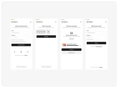 Mobile onboarding — Untitled UI create account ios onboarding product design sign up signup ui design
