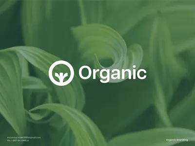 Organic business logo, Natural logo, agriculture animate biological biotic brand branding business design farmer idea ideantity leaf logo logo mark mordern logo natural o logo organic pesticide tree visual