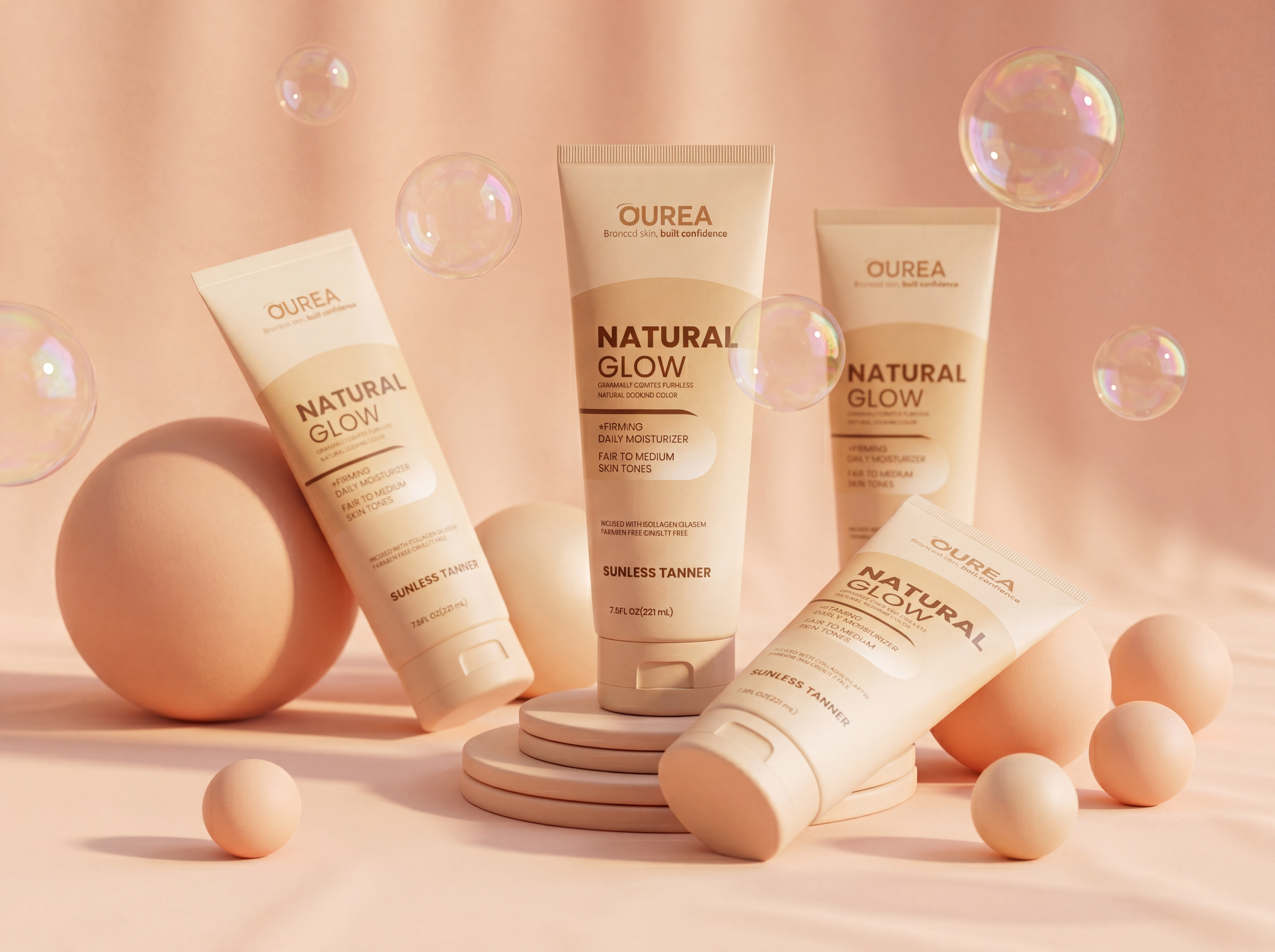 QUREA Skincare Packaging Design | Premium Cosmetic Tube Branding beauty branding brand identity branding cosmetic branding cosmetic design luxury packaging minimal design mockup design packaging design packaging mockup product design product mockup skincare branding skincare packaging tube packaging