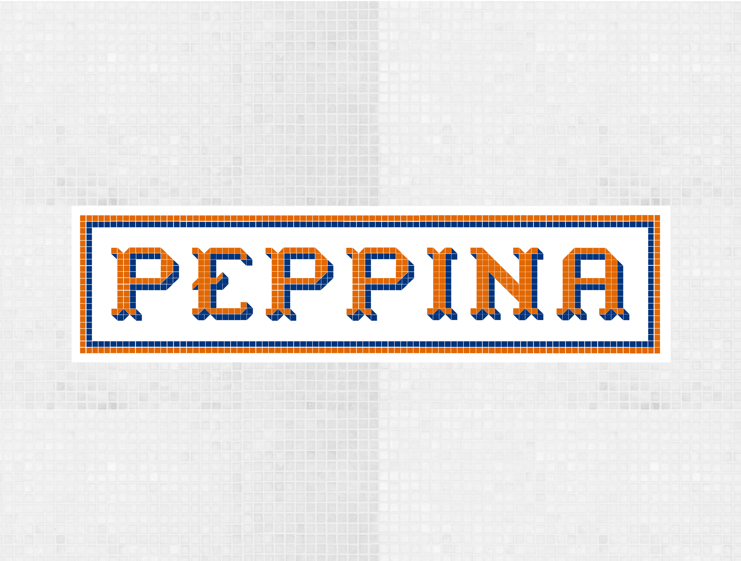 Peppina bangkok branding design fb graphic design logo pizzeria restaurant thailand typography