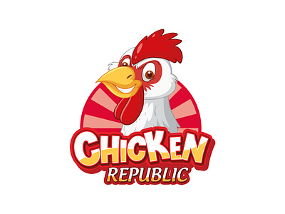 CHICKEN REPUBLIC LOGO by Isbah Nasir on Dribbble