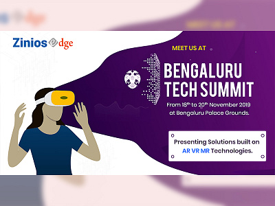 Bengaluru Tech Summit 3d animation branding graphic design logo motion graphics ui
