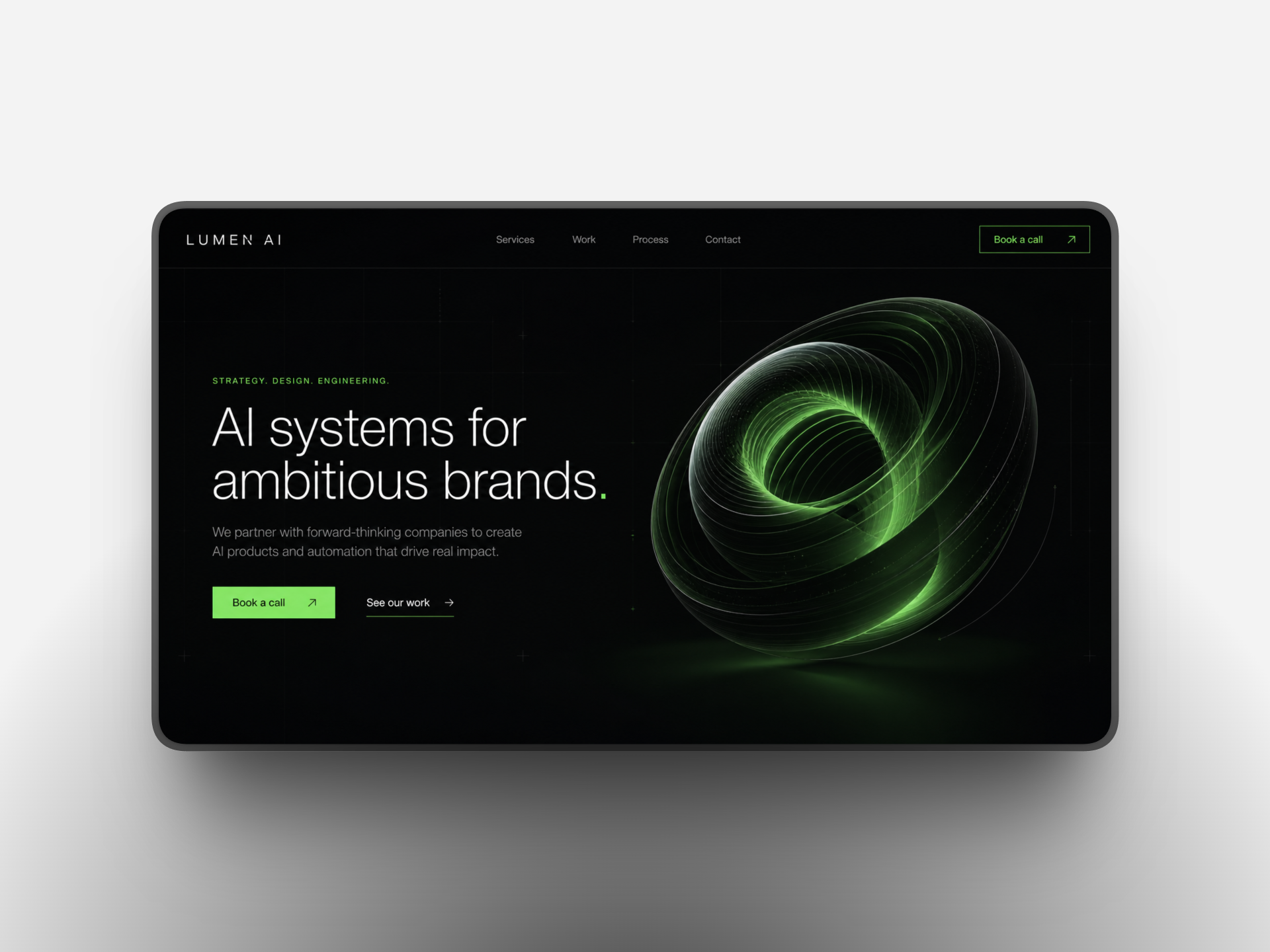 AI Agency Website