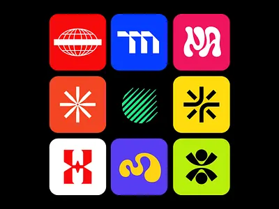 App Icon collection android app bold brand identity branding business colorful company graphic design icon inspiration ios logo logodesign logotype mark minimal simple symbol unique