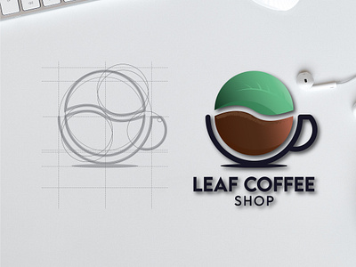 Leaf Coffee Shop Logo Concept logocoffeeshop logodesign logodesigner logofresh logoideas logoinspiration logoleaf