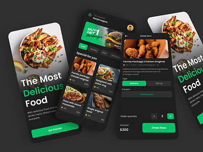 Gida - Food Delivery App e commerce food delivery mobile mobile app design online ordering product design restaurant ui