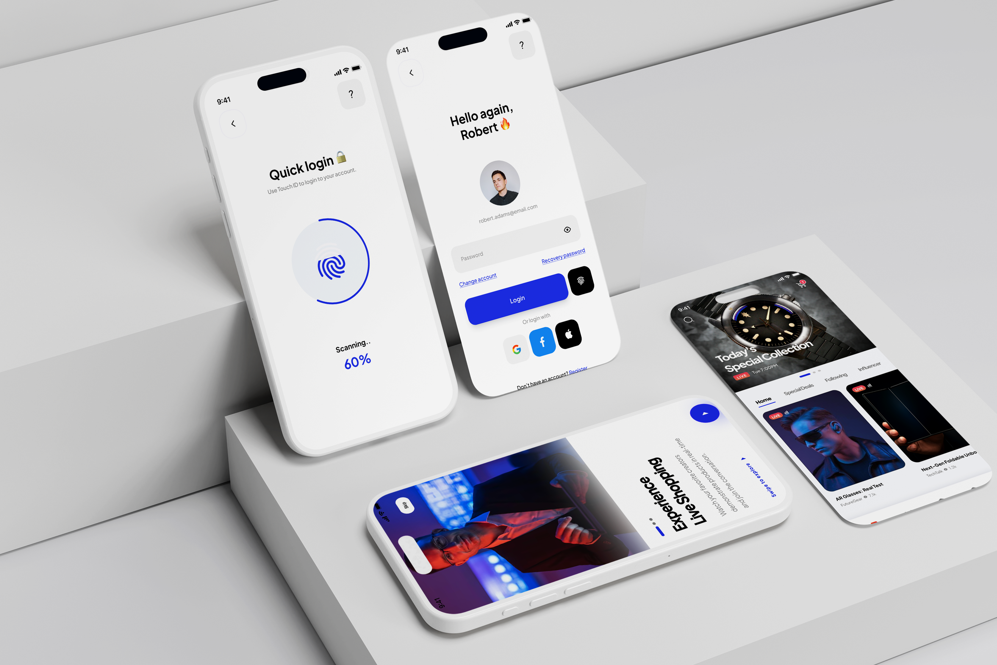 Example of Landing Page Design One Page