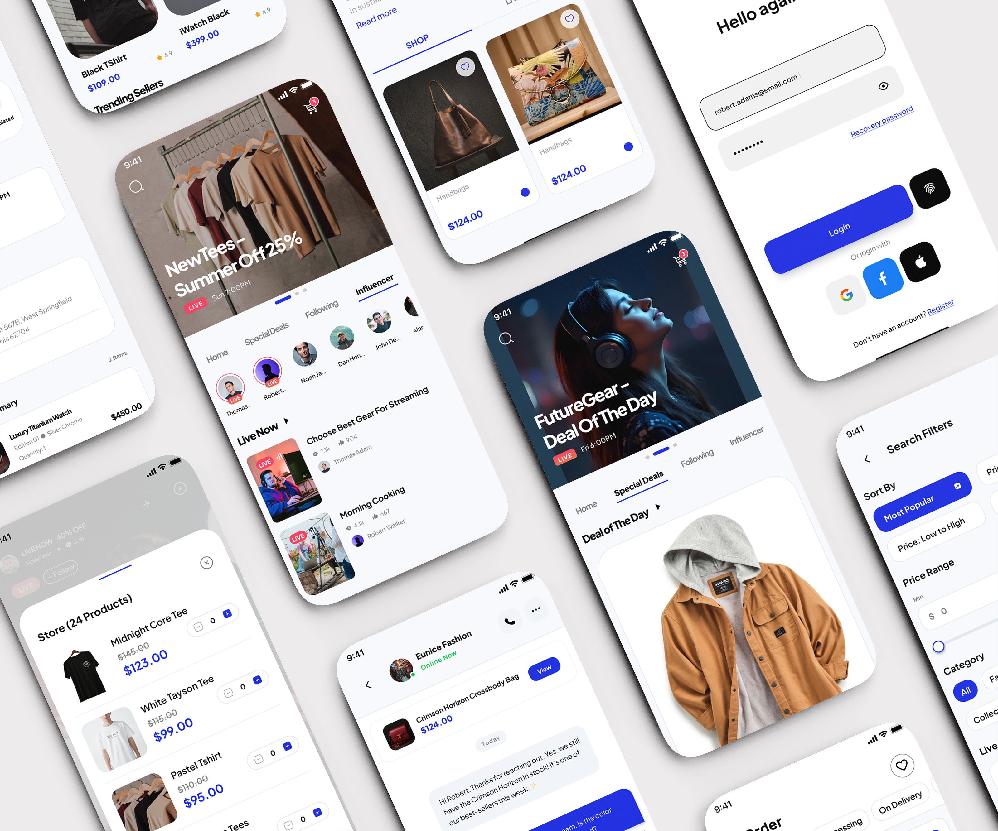 Example of Landing Page Design One Page