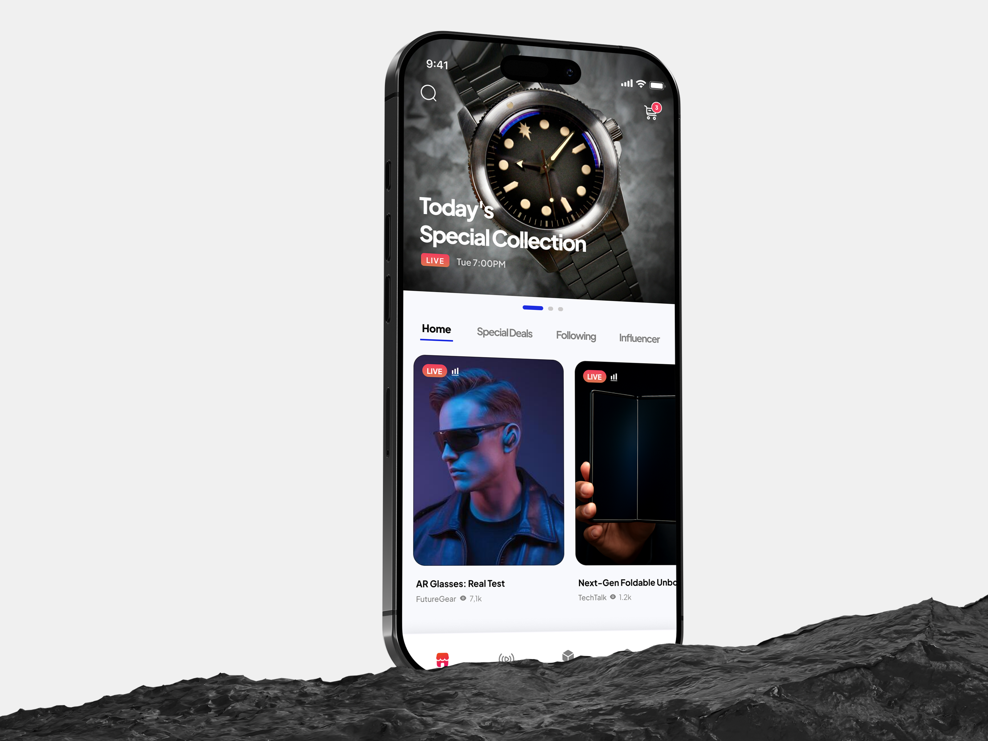 Example of Ecommerce Mobile App UI/UX Design