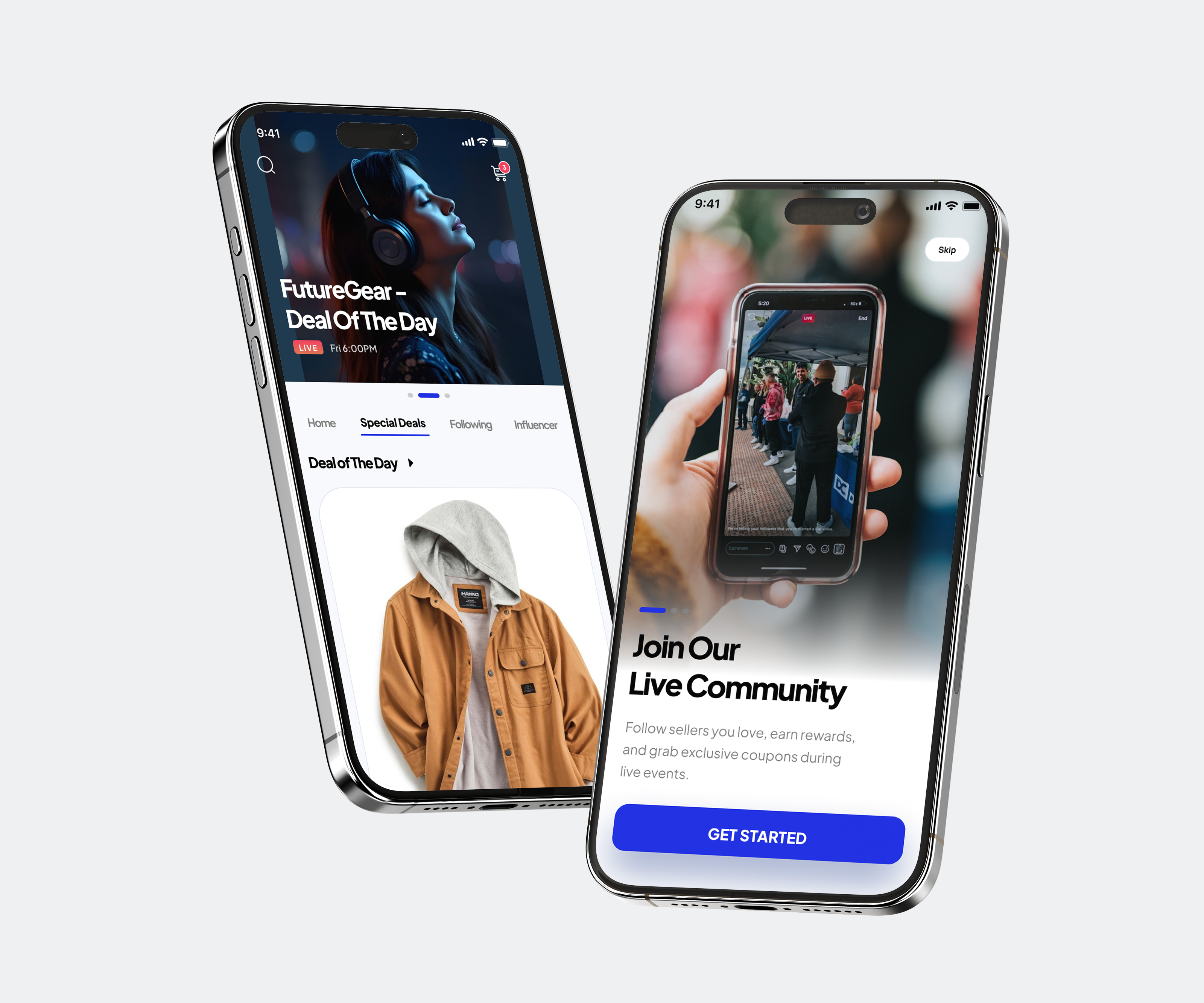 Example of Ecommerce Mobile App UI/UX Design