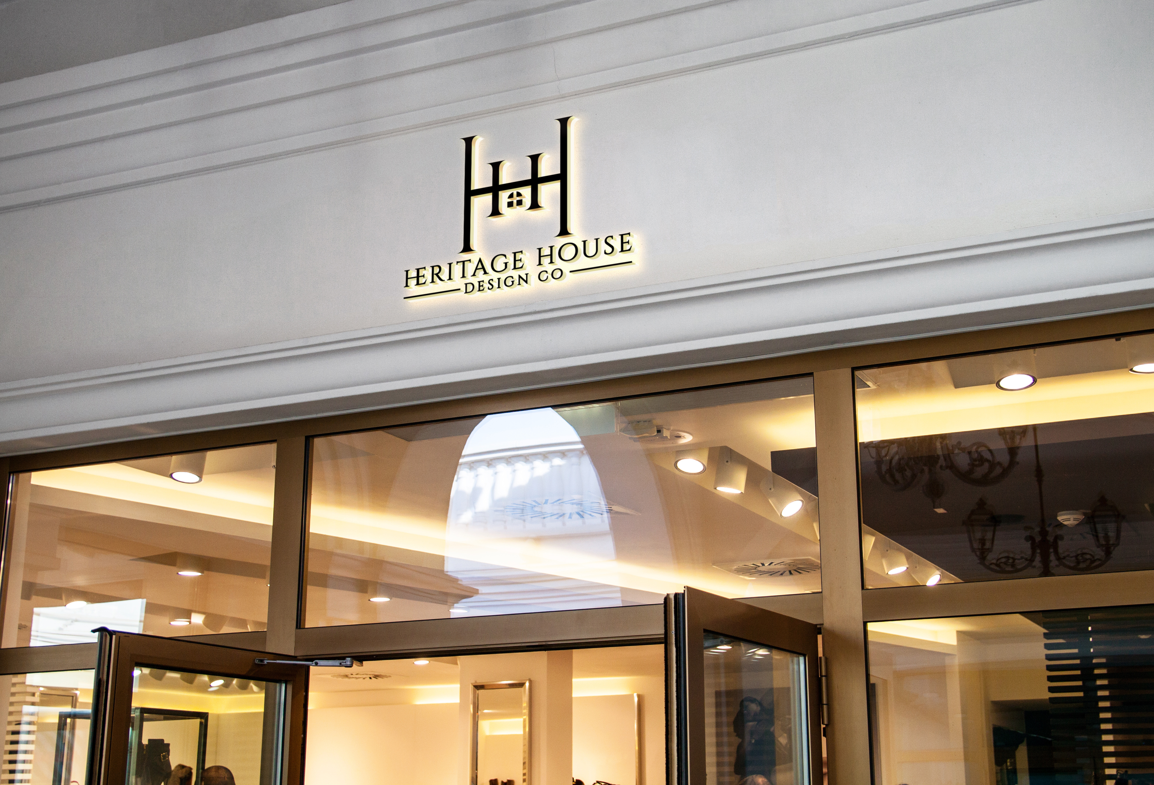 Heritage House Logo Brand branding graphic design logo