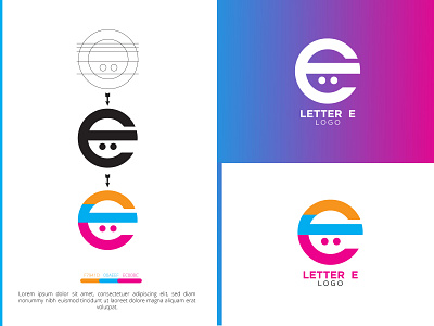 Letter E logo design branding clean creative logo designer graphic design illustrator logo logo de minimal logo modern simple