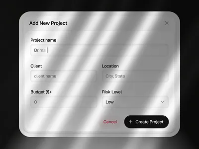 Modern UI Component for Project Setup component dashboard design interface product service startup ui ui design ux web